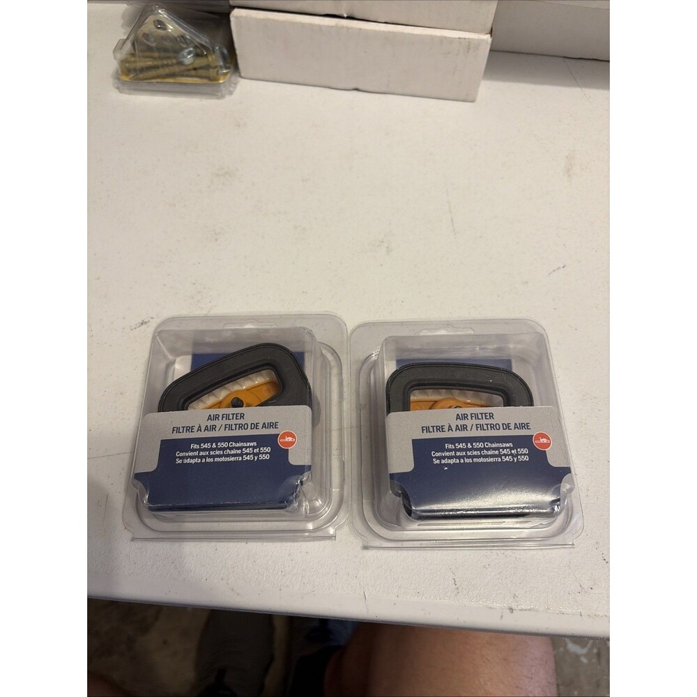 2- Genuine Husqvarna Air Filter Fits 545 & 550 Chainsaws #590458802 Lot Of 2